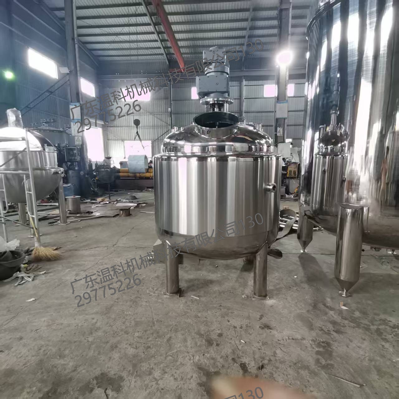 温科机械新款 316L 卫生级搅拌罐正式下线投产，助力制药行业升级